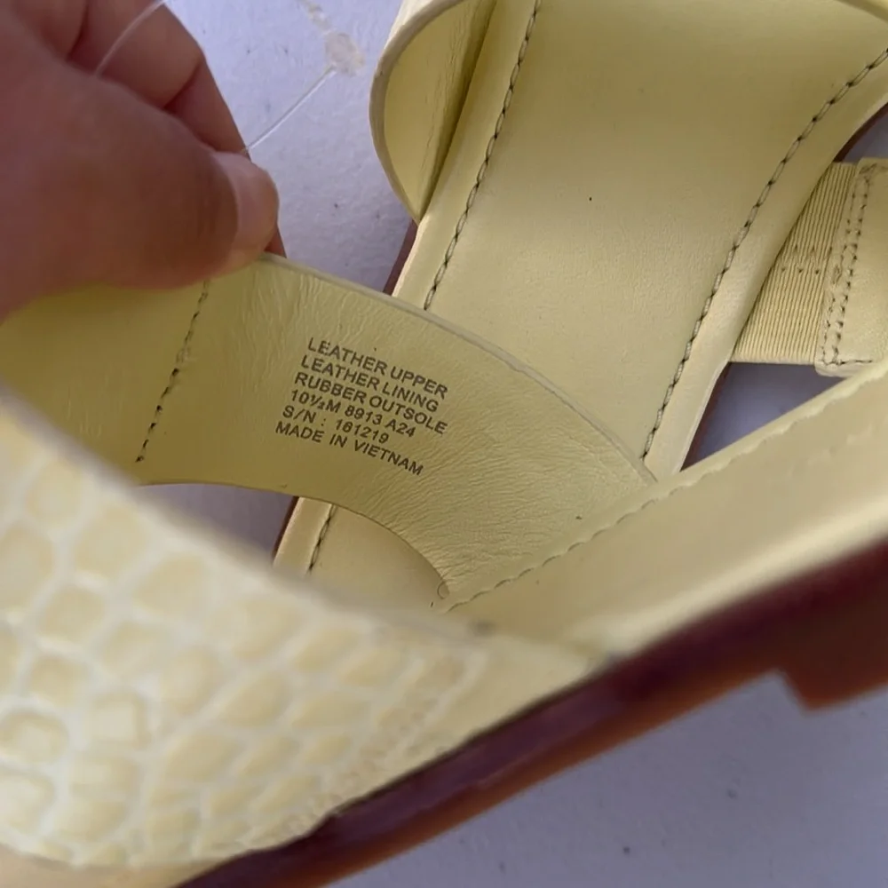 Tory Burch croc embossed